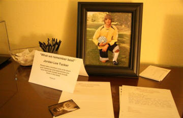 Jordan Tucker candlelight vigil