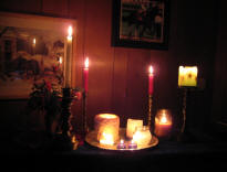 Candles burning for Windchill the rescue colt